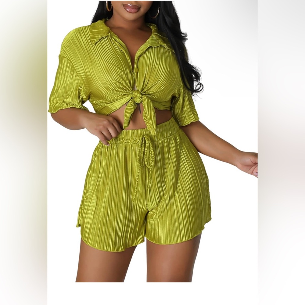 Two-Piece Summer Vacation Short Set